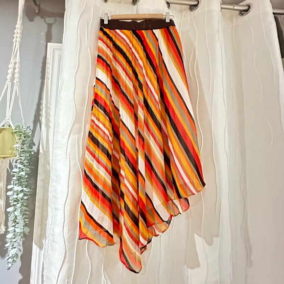 DKNY Asymmetric Midi Skirt, US M - Picture 1 of 10